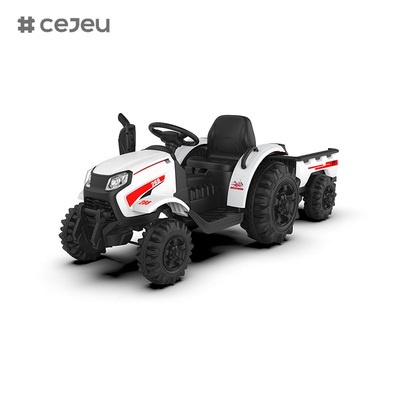 CJ-1009B Kids Ride on Tractor with Remote Control, Electric Tractor with Trailer for Toddler With powerful dual motors,