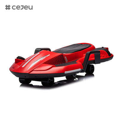 2 in 1 Electric Pedal &amp; Push Ride On Toy Wiggle Car with Light USB，MP3  and Music for Kids Unisex