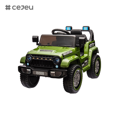 Kids Ride On Truck, 12V4.5AH Electric Vehicle Jeep Car with Remote Control, Music/Bluetooth/MP3/Front light/Power switch