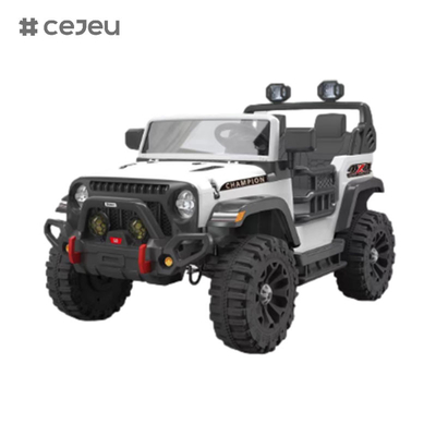 CJ-JC309，with 2.4G RC Two seats/USB/Light Four wheel suspension MP3 socket/Music Power display/3 speeds Bluetooth/Horn