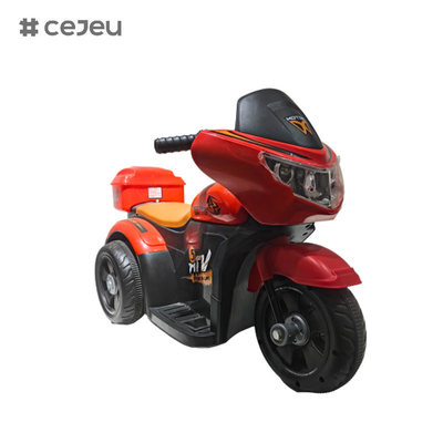 Best-selling cartoon super wide seats three-wheel children motorcycle baby toy car electric motorcycle ride on model toy
