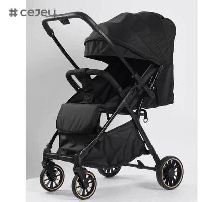 CJ-YX-X5 Reversible Baby Stroller with One-Key Fold, Tri-Fold Compact Design, Lightweight Pocket Stroller for Easy Travel and Storage