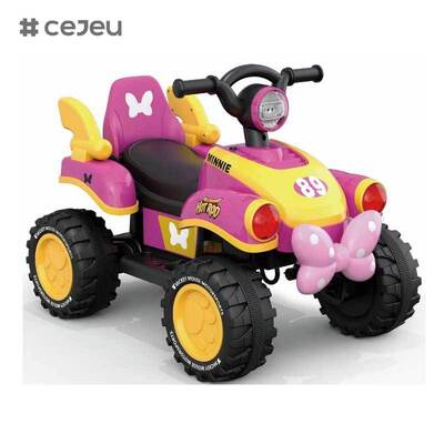 CJ-FLBB-712 2 to 4 Years Baby Kid Ride on Push Pedal Car with Sliding Battery Powered Music for Kids