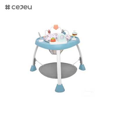 CJ-BST-BC10 playcenter& activity tablewith  music and lights the footrest have  three height  adjustment,also can put on up tray as table plate
