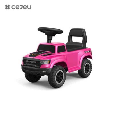 CJ-ZB616-A Licensed RAM 1500 RHO Foot to floor Lighting (dry batteries need to be provided by the guests), steering wheel with horn/music (dry batteries need to be provided by the guests),storage comp