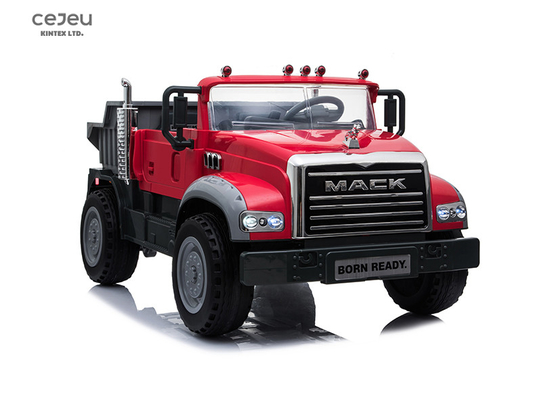Licensed 12v Ride On Mack Dump Truck 2 Seater 8km/Hr Power Display