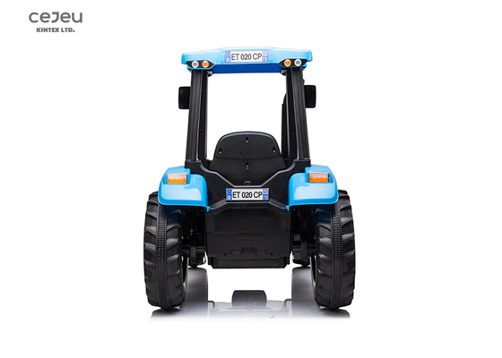 6 Km/Hr Plastic Ride On Tractor New Holland T7 Blue Ride On Tractor And Trailer 28kg