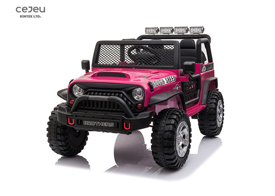 Electric EN71 Pink Battery Operated Jeep 3.6KM/HR With MP4 Screen