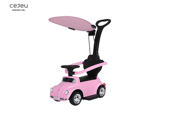 Canopy Childs Push Along Car 6.2KG Pink Mini Push Along Car 80*41*92CM