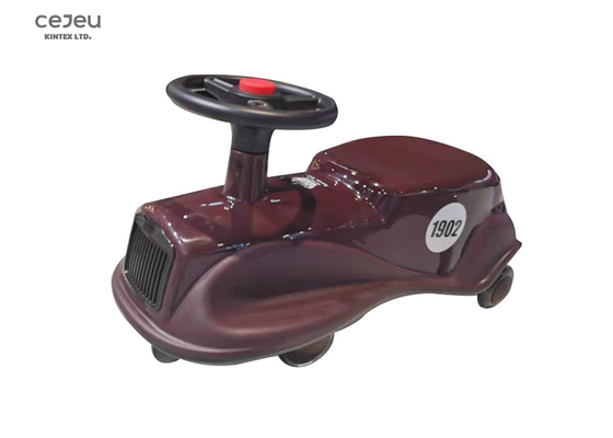 Brown Air Horn Swing Wiggle Car With Pu Flashing Wheels Aged 3 Bebe Sound
