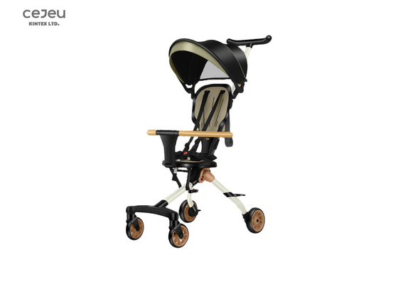 Height Adjustable Handle Lightweight Stroller Aluminum Material