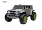 Kids Electric Car Truck 2 Seater Kids Electric Car Kids Scooter LED Lights Music FM Radio Realistic Horn