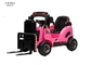 Children's engineering car toy car. Forklift Trailer toy car  Light/Music