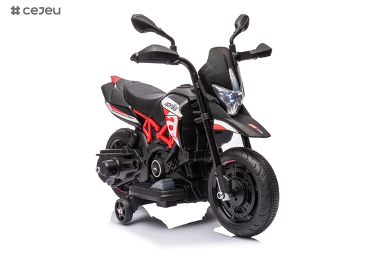 Electric Motorcycle Toy for Kids, Music & Light, Forward/Backward, 6V4.5AH Battery
