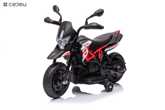 Electric Motorcycle Toy for Kids, Music & Light, Forward/Backward, 6V4.5AH Battery