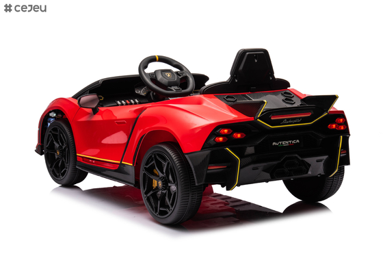 Kidzone Kids Electric Ride On 12V Licensed Lamborghini Aventador SV Battery Powered Sports Car Toy