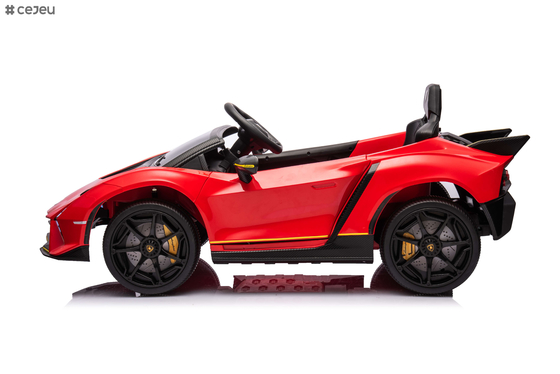 Kidzone Kids Electric Ride On 12V Licensed Lamborghini Aventador SV Battery Powered Sports Car Toy