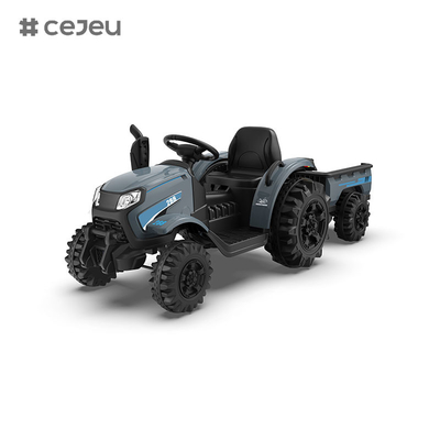 CJ-1009B Kids Ride on Tractor with Remote Control, Electric Tractor with Trailer for Toddler With powerful dual motors,