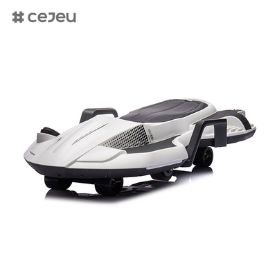 2 in 1 Electric Pedal &amp; Push Ride On Toy Wiggle Car with Light USB，MP3  and Music for Kids Unisex