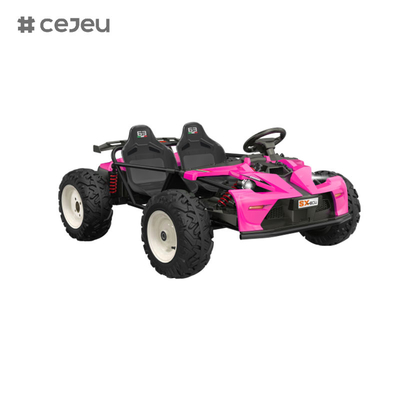 KINTEX 12V  Ride on Drift Car Drifting Go Kart for Kids with 2 Speeds,Rear brake light,Music,Bluetooth,Two doors open