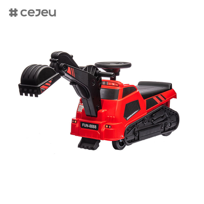 KINTEX Kids Ride on Tractor with Storage, Excavator Scooter Gift for Kids