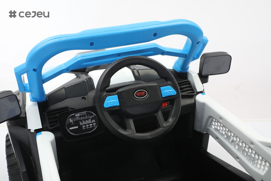 CJ-6187 12V 2 Seater Kids Ride on UTV Car, 4.5AH Electric Vehicle Truck Car with 2x390W Motor，USB,MP3, music, Bluetooth
