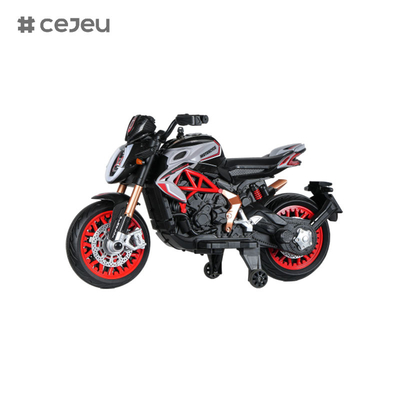 CJ-800RC Kids Ride On Motorcycle 3 Wheel 12V Battery Powered Electric Toy Power Bicycle,4.5 battery, single drive 550