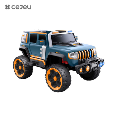 CJ-LC-6169 12V four-drive Jeep with one-button start, Bluetooth,usb - safe, durable, and fun to ride on kids