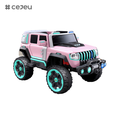 CJ-LC-6169 12V four-drive Jeep with one-button start, Bluetooth,usb - safe, durable, and fun to ride on kids