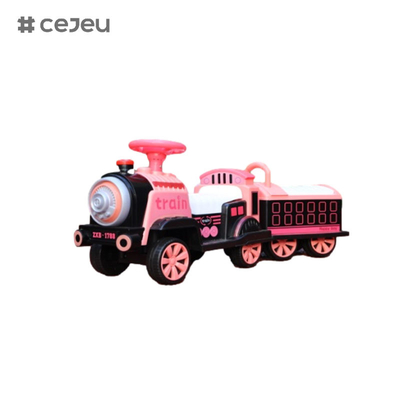 CJ-1788 Train scooters for boys and girls with body and compartment/Bluetooth/music/lights/one-click start