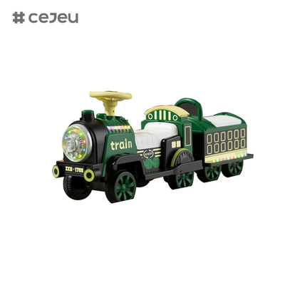 CJ-1788 Train scooters for boys and girls with body and compartment/Bluetooth/music/lights/one-click start
