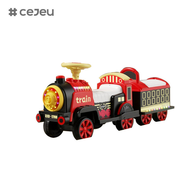 CJ-1788 Train scooters for boys and girls with body and compartment/Bluetooth/music/lights/one-click start