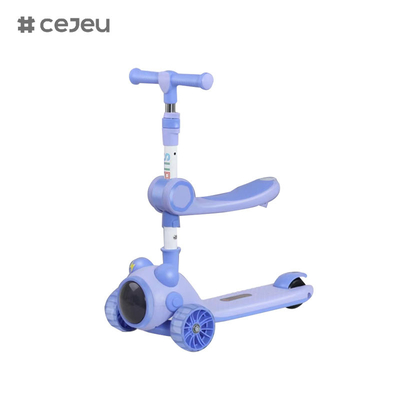 with Lights, music, seats, big flash wheel3 colors availablePackage size 67*50*62cm, suitable for boys and girls scooter