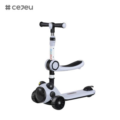 with Lights, music, seats, big flash wheel3 colors availablePackage size 67*50*62cm, suitable for boys and girls scooter