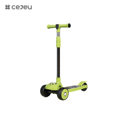 CJ-E300-2, panda pattern, with lights, music, handle can be adjusted 68-85cm, children of different heights can play