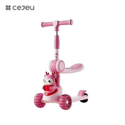 CJ-6333,with lights/music/big wheels/double-deck chassis,Purple/pink/Green/blue, 4 color options,For boys and girls