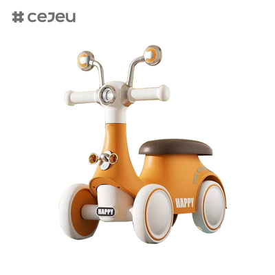 Snail appearance design+EVA wheels+PP material，with music,lights,pink/orange/green,three of colour，for boys and girls
