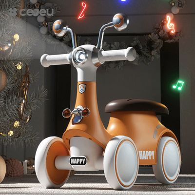 Snail appearance design+EVA wheels+PP material，with music,lights,pink/orange/green,three of colour，for boys and girls