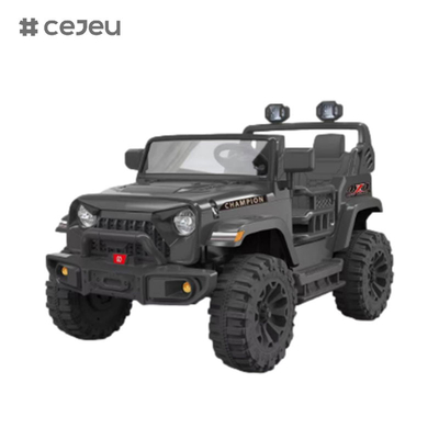 CJ-JC308，with 2.4G RC Two seats/USB/Light Four wheel suspension MP3 socket/Music12V7AH*1/40W*2White/Pink/Red/Green/Black