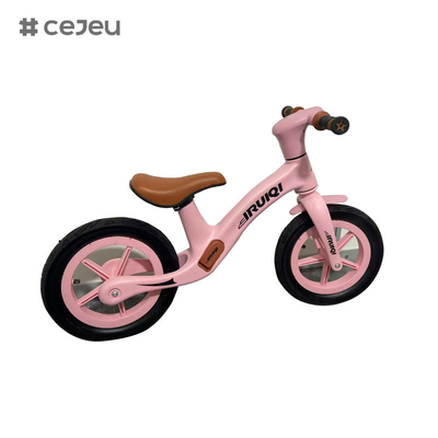 CJ-TXY-201,Early Learning Interactive Push Bicycle with Steady Balancing and Footrest,Pink Black Red Green,Four of color