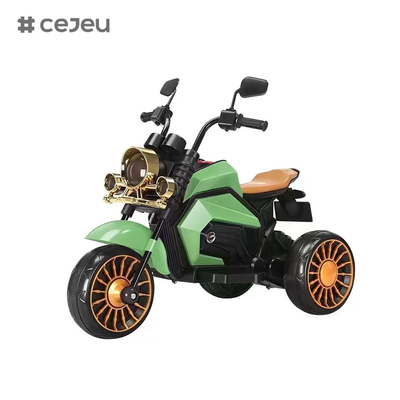 CJ-5188R Electric Motorcycles, Red White Blue Green.6V4.5/380,product size81*43*64cm,give your kids a nice gift.