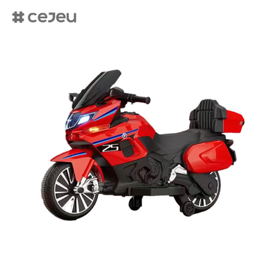 CJ-R125 Electric Motorcycles, 12V7/550*2,Early Childhood Education Music Modulation Bluetooth One click brake Wheel*2