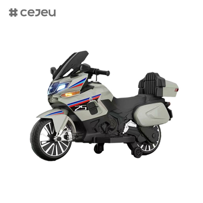 CJ-R125 Electric Motorcycles, 12V7/550*2,Early Childhood Education Music Modulation Bluetooth One click brake Wheel*2
