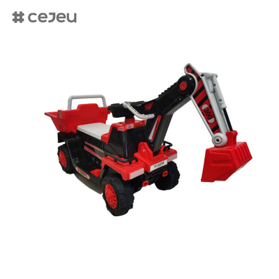 CJ-CT-300,with 6V4.5A*1 380 motor Manual digging arm Early education function Music Story English USB MP3 Bluetooth LED