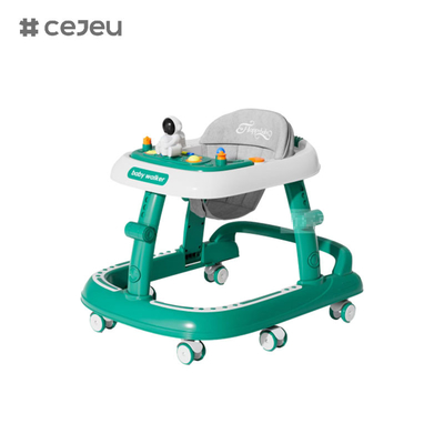 CJ-5688,baby walker,Music 7 Height adjuster Silent wheel*6 Cushion: Linen One click folding，Red Green Black
