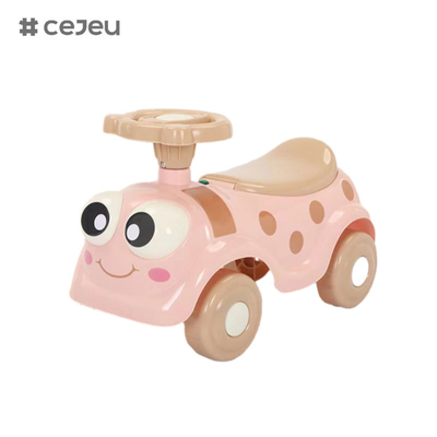 CJ-102,Children's twist car 1-3 years old baby scooter music lighting four-wheel anti-rollover，with Lights/Music Bottom