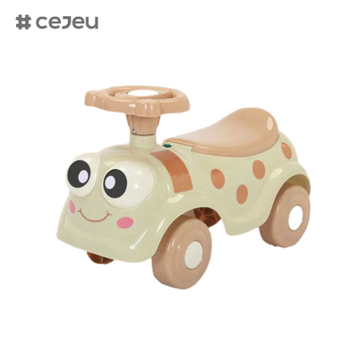CJ-102,Children's twist car 1-3 years old baby scooter music lighting four-wheel anti-rollover，with Lights/Music Bottom