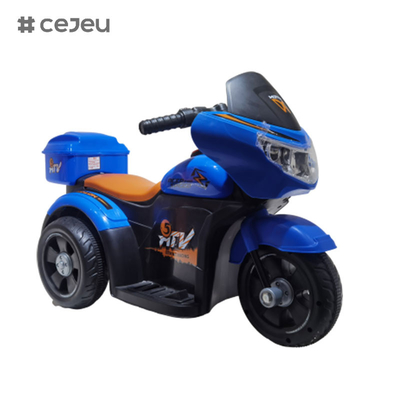 Best-selling cartoon super wide seats three-wheel children motorcycle baby toy car electric motorcycle ride on model toy