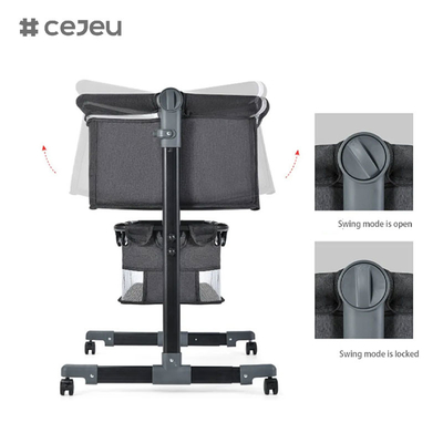 Wholesale High Quality Newborn Bedside Crib, Potable Baby Bedside Sleeper,Baby Cot Bed Crib with Canopy and Mosquito Net
