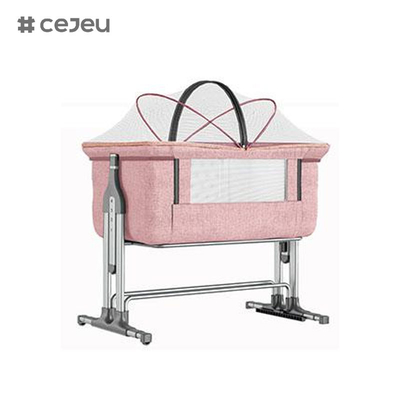 CJ-CH-122 Metal Modern Multifunctional Foldable Baby Bassinet Crib Kids Cradle Bed Cots Baby Beside Sleeper